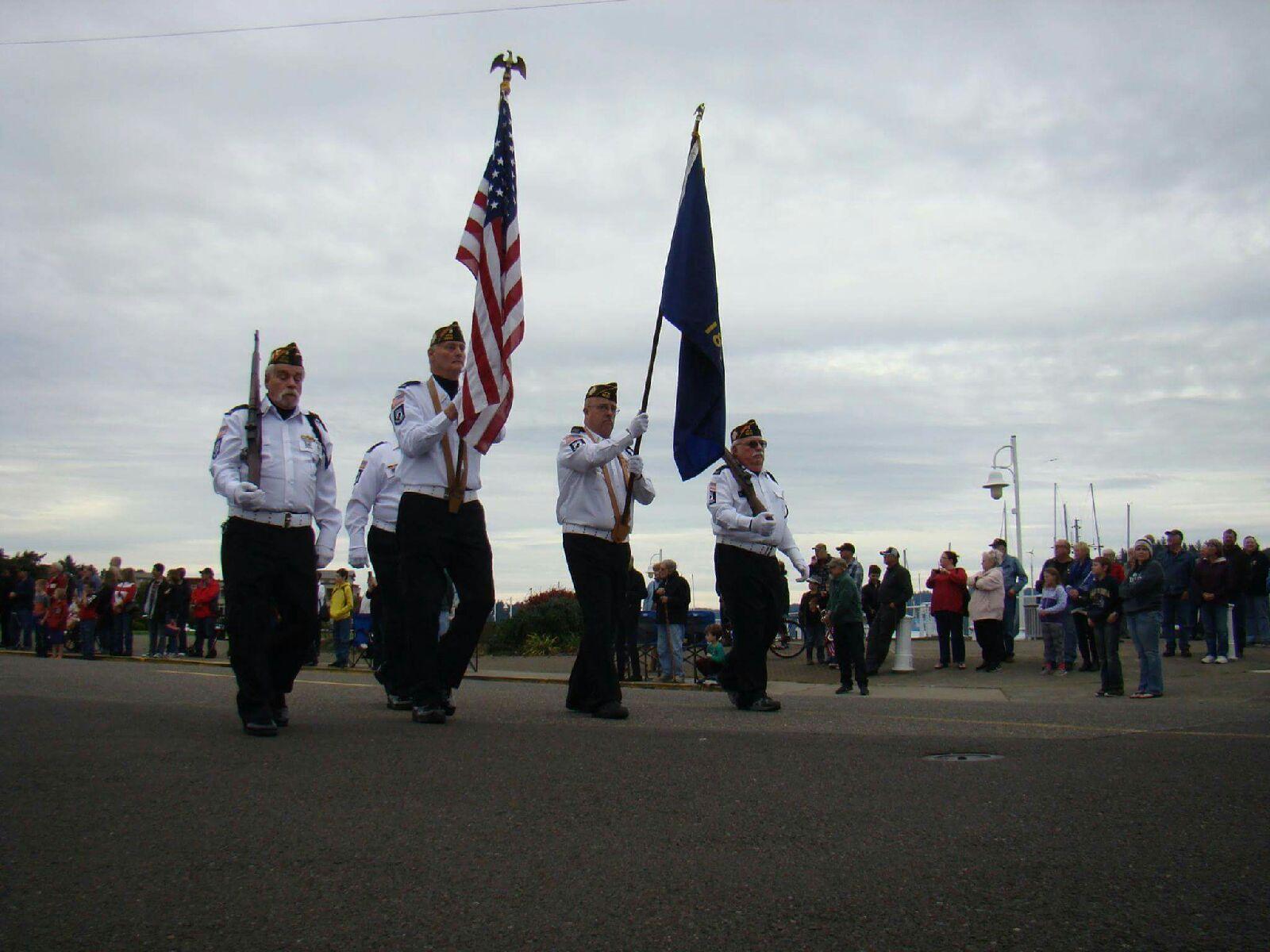 7 - Color Guard Veterans Day Parade 2016